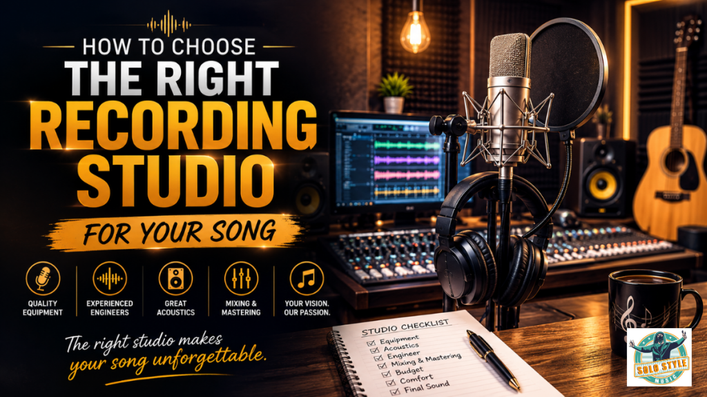 How to choose the right recording studio for your song
