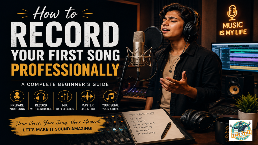 How to record your first song professionally